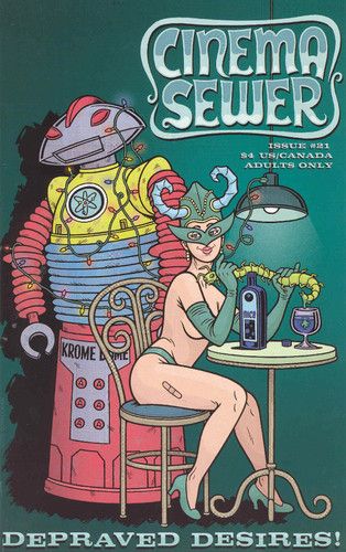 CINEMA SEWER magazine side cover Issue 21  2008