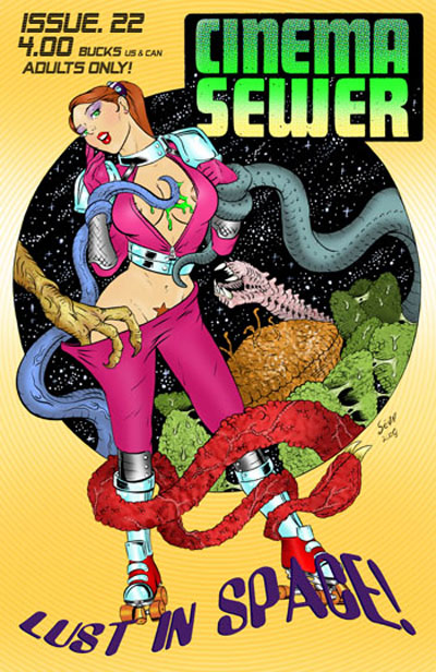 CINEMA SEWER magazine side cover Issue 22  2009