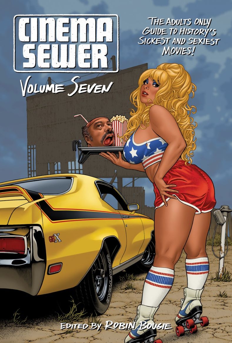 CINEMA SEWER magazine side cover  Book # 7 August 2020
