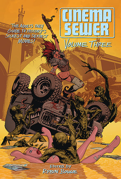 CINEMA SEWER magazine side cover  Book # 3 5 August 2011