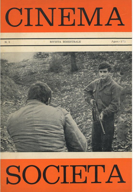 CINEMA SOCIETA magazine side cover Issue 2  August 1966
