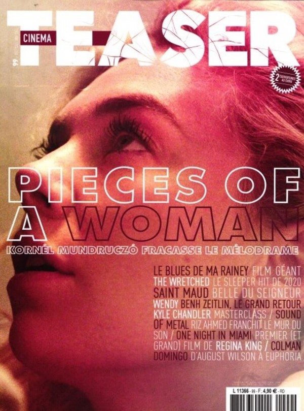 CINEMA TEASER magazine side cover Issue 99  December 2020