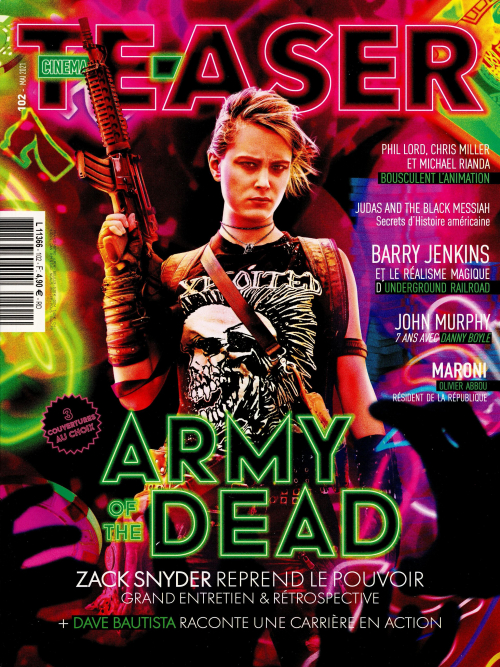CINEMA TEASER magazine side cover Issue 102  May 2021