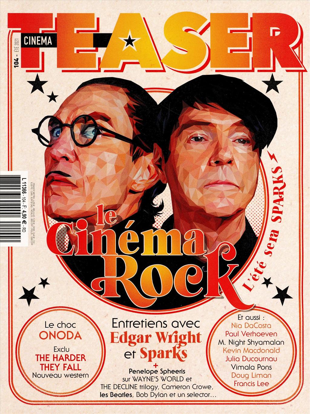 CINEMA TEASER magazine side cover Issue 104 Summer 2021