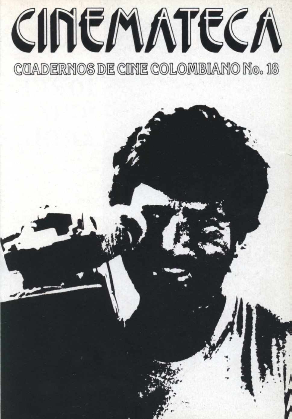 CINEMATECA magazine side cover Issue 18  June 1986