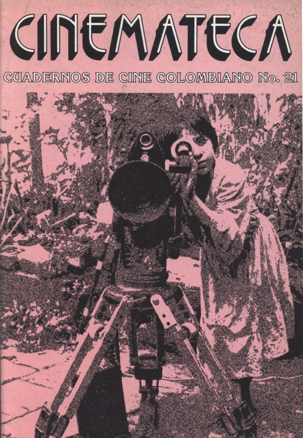 CINEMATECA magazine side cover Issue 21  March 1987