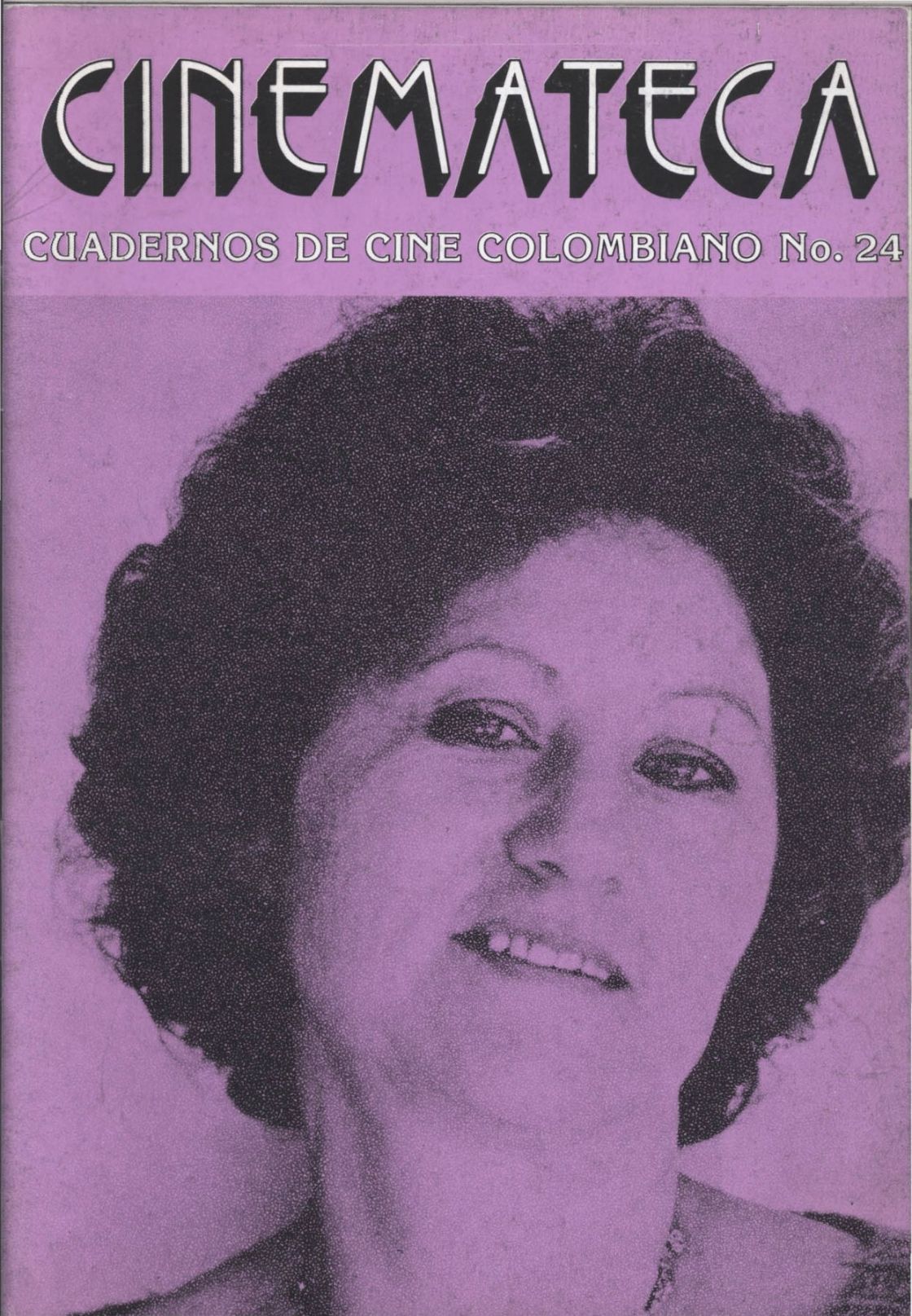 CINEMATECA magazine side cover Issue 24  June 1987