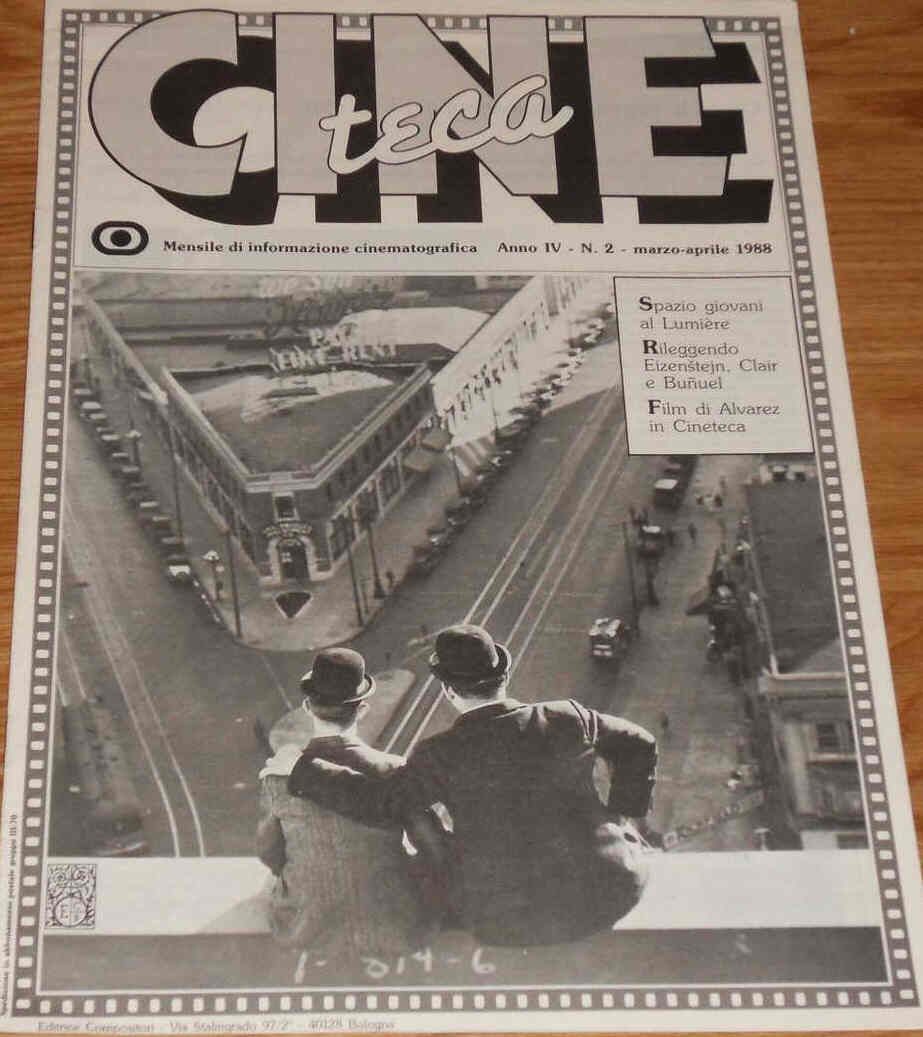 CINE TECA magazine side cover  Vol 4 # 2 March/April 1988