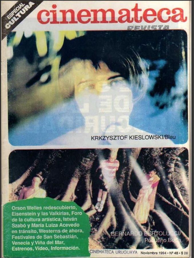 CINEMATECA REVISTA magazine side cover Issue 48 November 1994