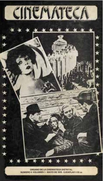 CINEMATECA (Revista) magazine side cover Issue 4  May 1978