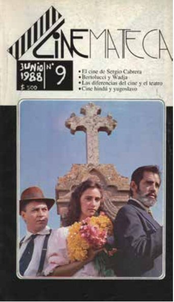 CINEMATECA (Revista) magazine side cover Issue 9  June 1988