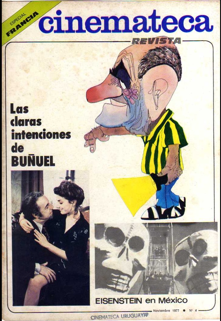 CINEMATECA REVISTA magazine side cover Issue 4 November 1977