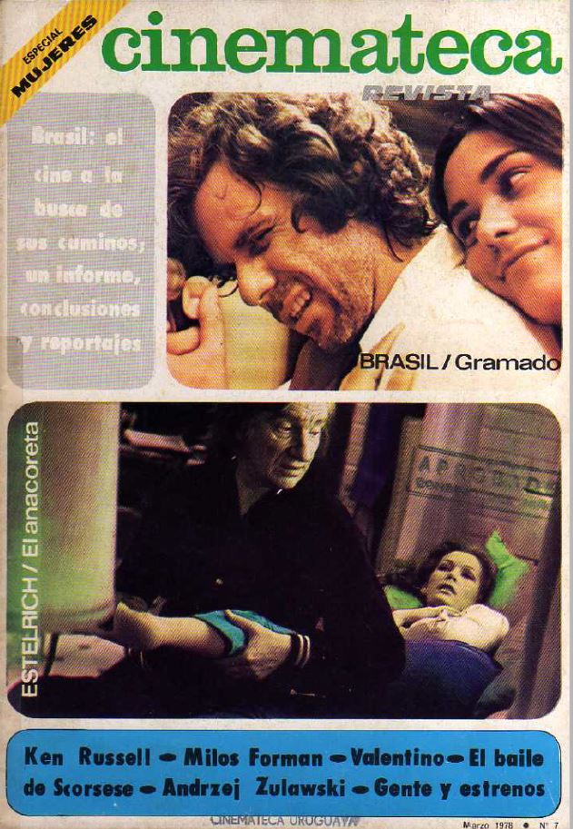 CINEMATECA REVISTA magazine side cover Issue 7 March 1978