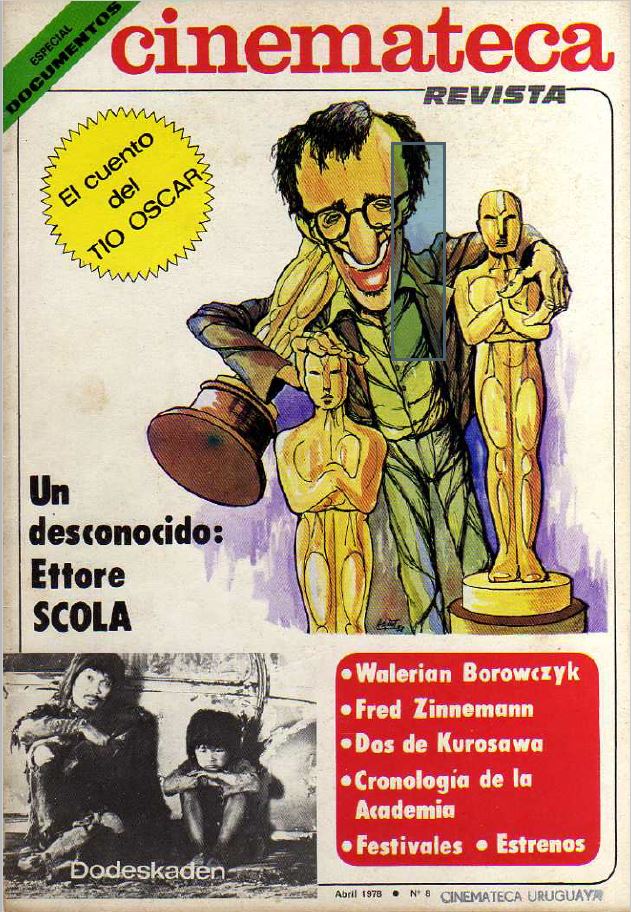 CINEMATECA REVISTA magazine side cover Issue 8 April 1978