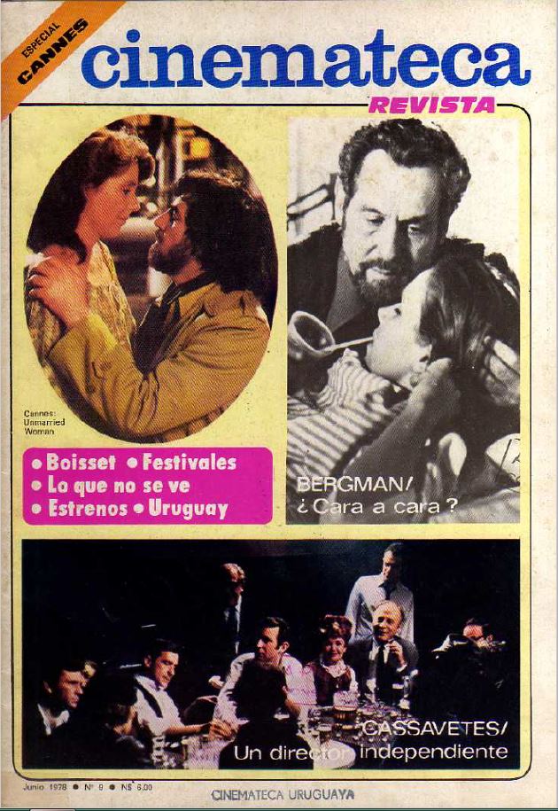 CINEMATECA REVISTA magazine side cover Issue 9 June 1978