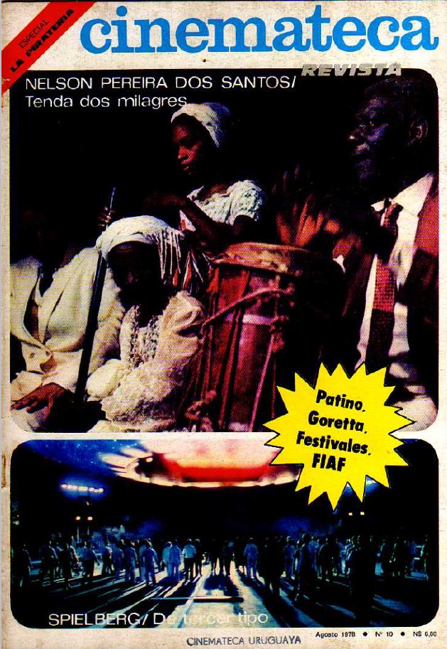 CINEMATECA REVISTA magazine side cover Issue 10 August 1978