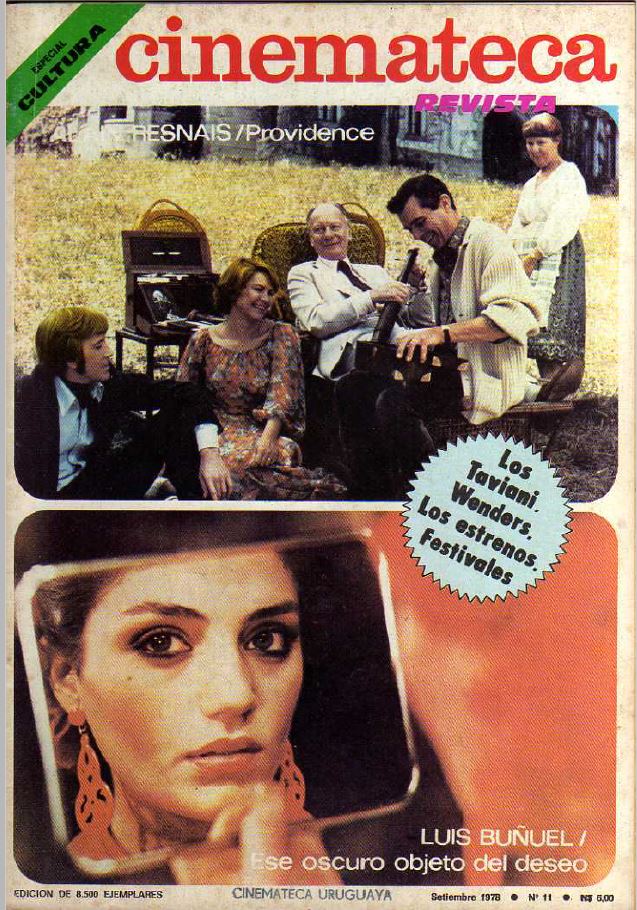CINEMATECA REVISTA magazine side cover Issue 11 September 1978