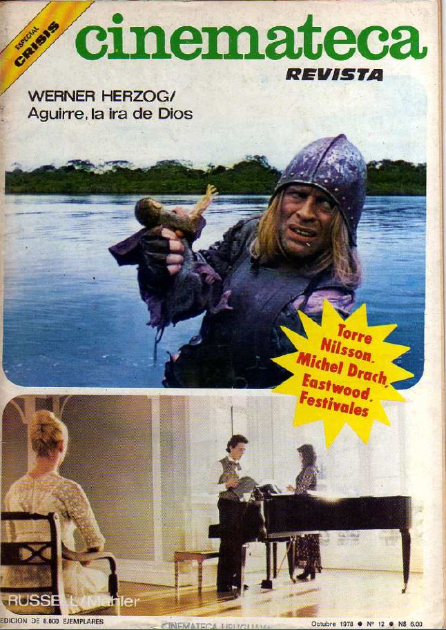 CINEMATECA REVISTA magazine side cover Issue 12 October 1978