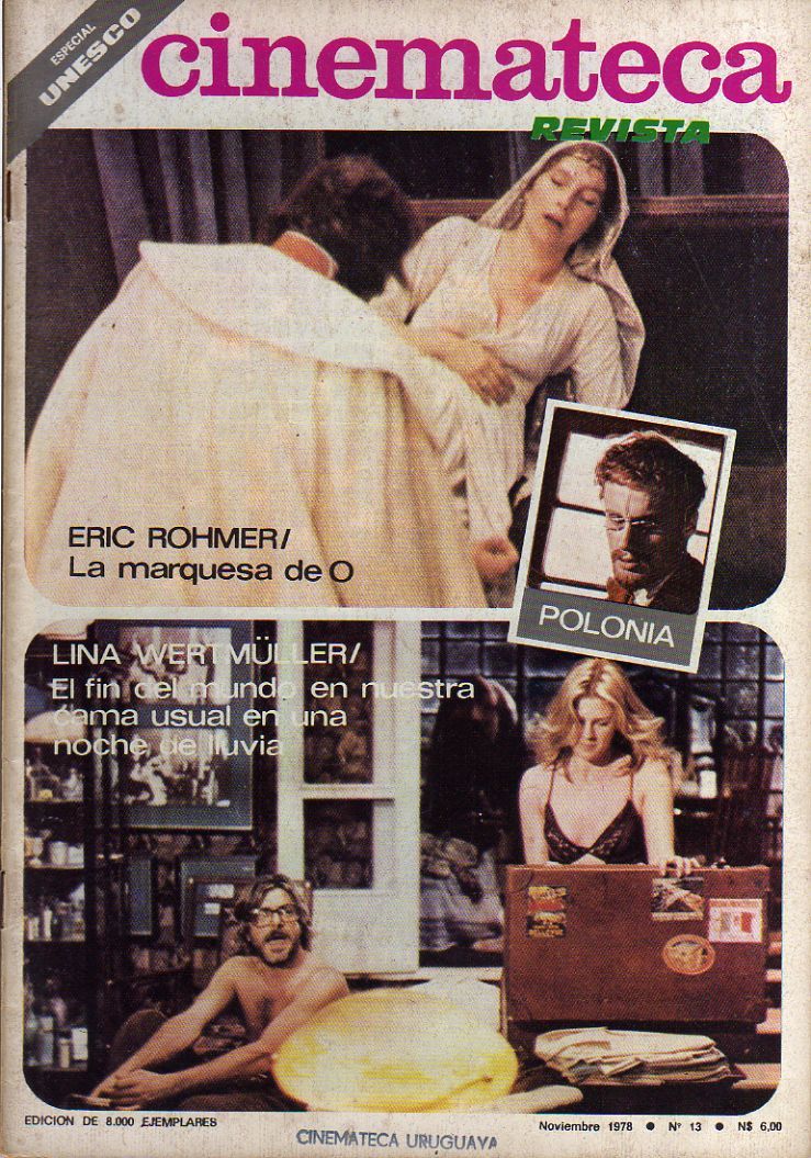 CINEMATECA REVISTA magazine side cover Issue 13 November 1978