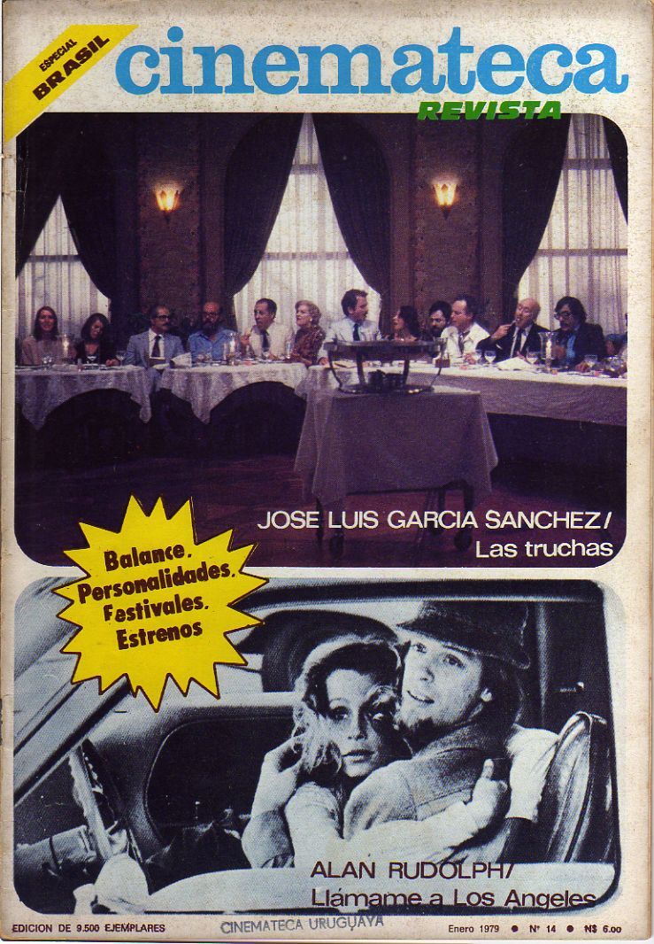 CINEMATECA REVISTA magazine side cover Issue 14 January 1979