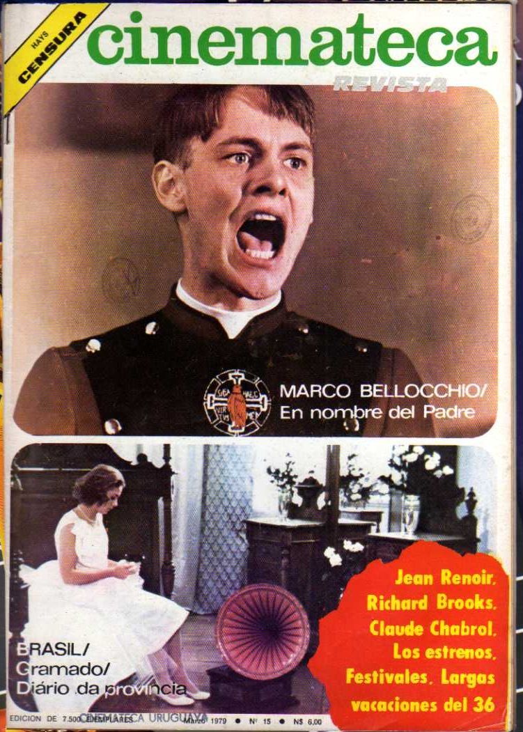 CINEMATECA REVISTA magazine side cover Issue 15 March 1979
