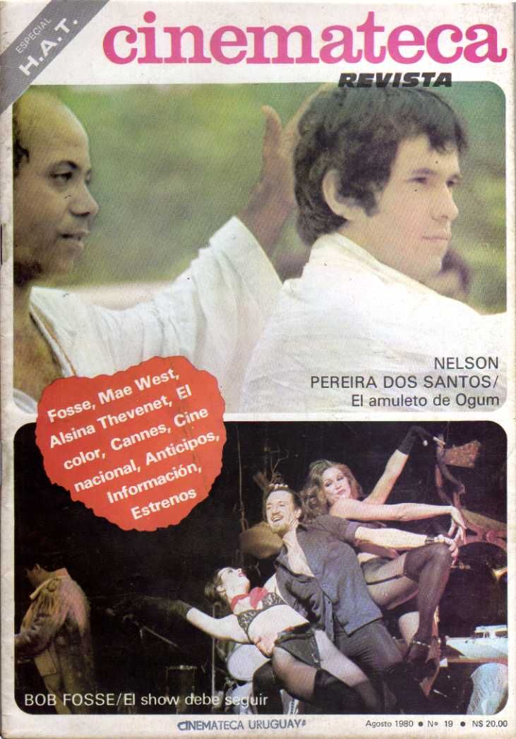 CINEMATECA REVISTA magazine side cover Issue 19 August 1980