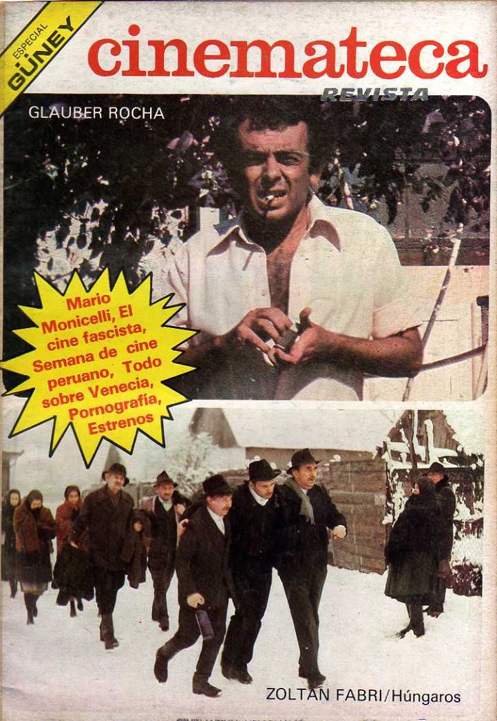 CINEMATECA REVISTA magazine side cover Issue 27 September 1981