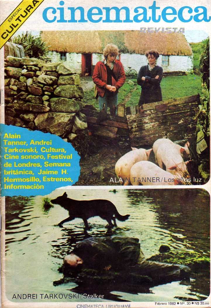 CINEMATECA REVISTA magazine side cover Issue 30 February 1982