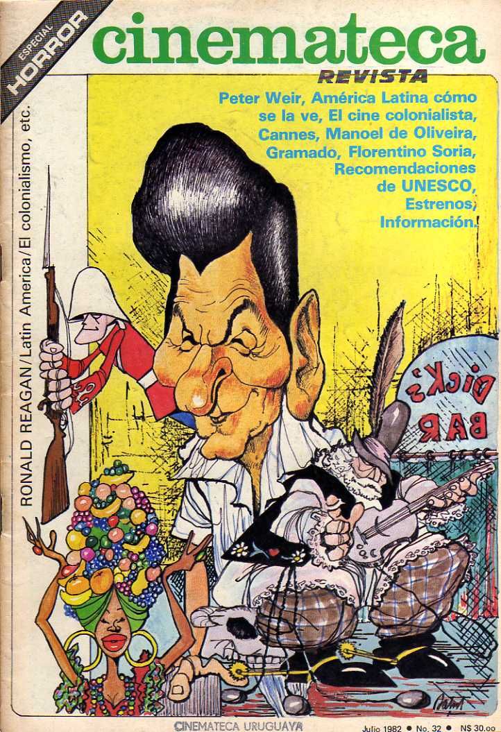CINEMATECA REVISTA magazine side cover Issue 32 July 1982