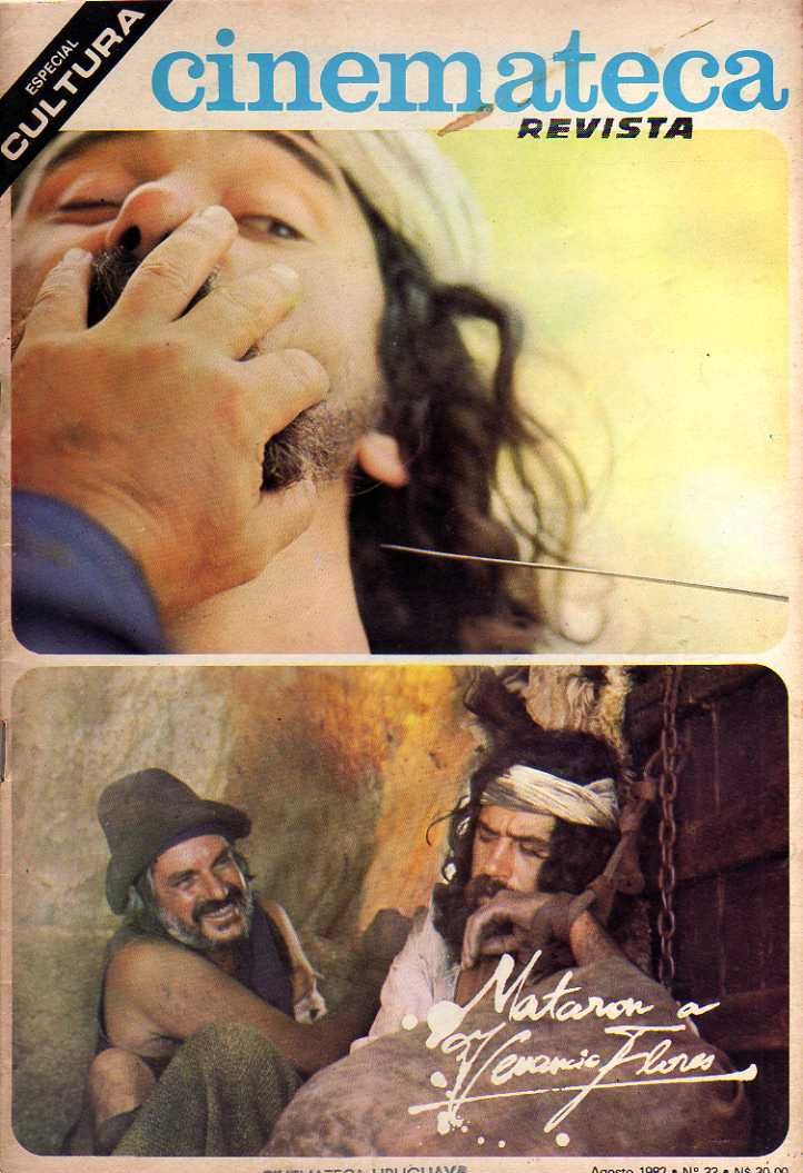 CINEMATECA REVISTA magazine side cover Issue 33 August 1982