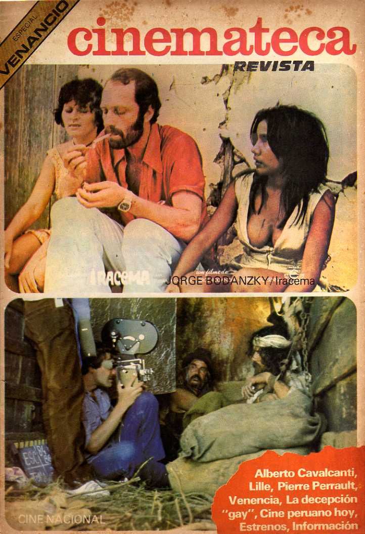 CINEMATECA REVISTA magazine side cover Issue 34 September 1982