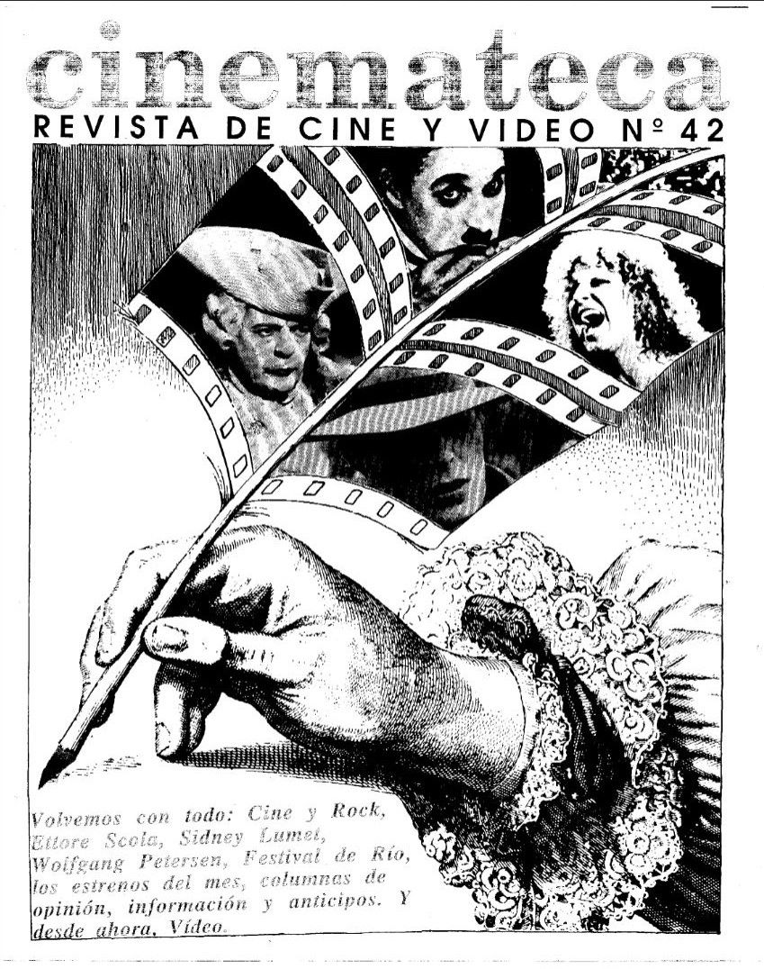 CINEMATECA REVISTA magazine side cover Issue 42 December 1986