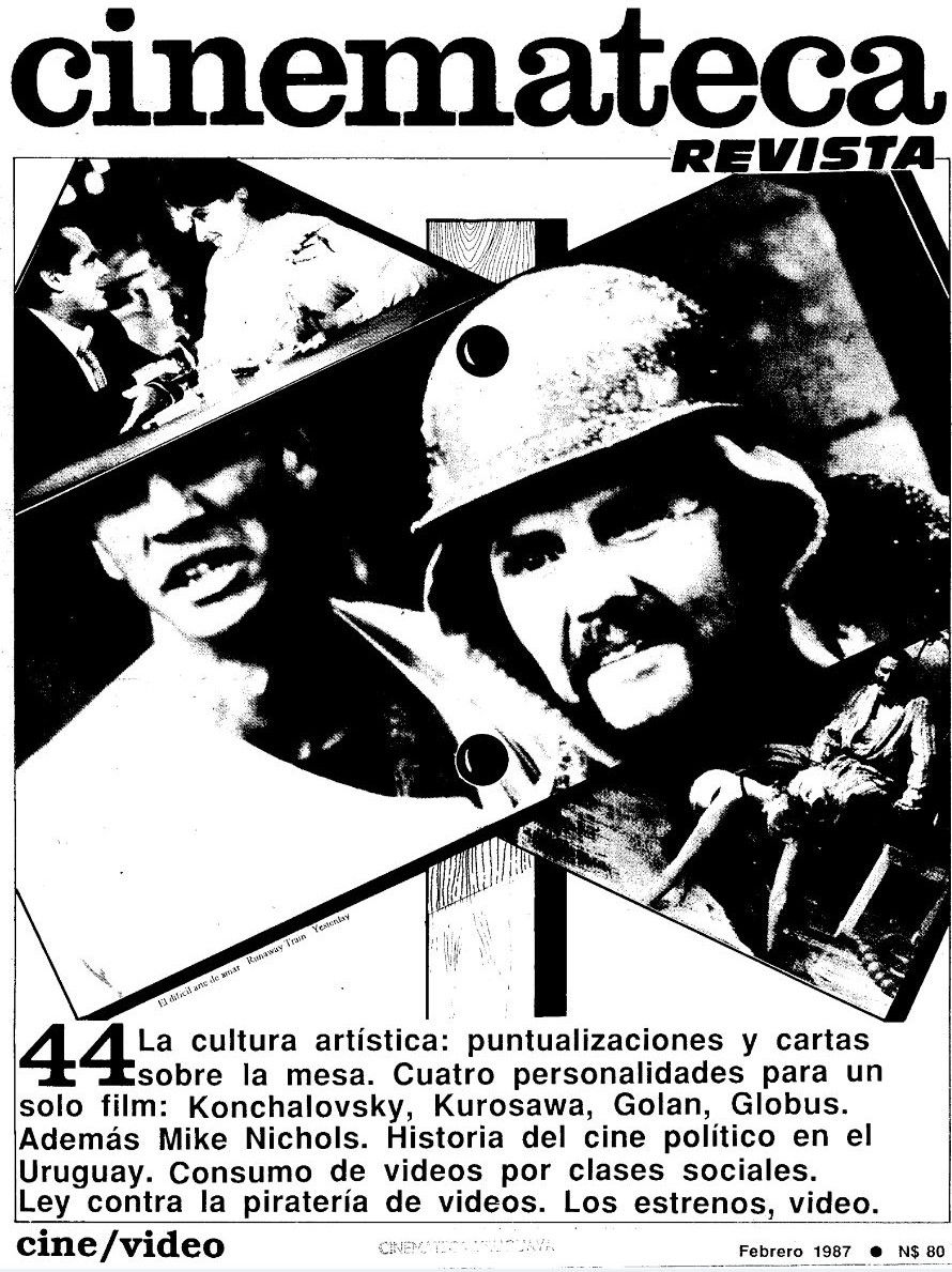 CINEMATECA REVISTA magazine side cover Issue 44 February 1987