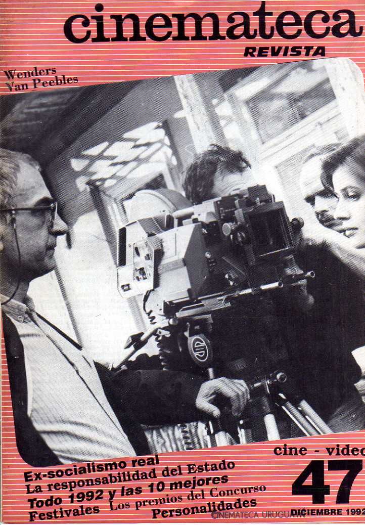 CINEMATECA REVISTA magazine side cover Issue 47 December 1992