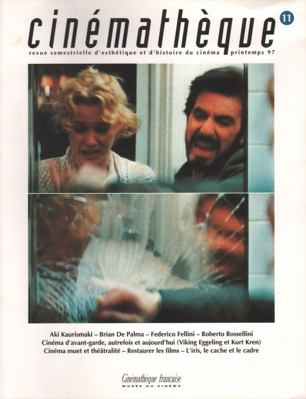 CINEMATHEQUE magazine side cover Issue 11 Spring 1997
