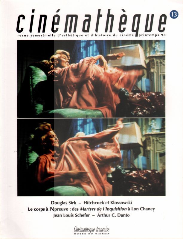 CINEMATHEQUE magazine side cover Issue 13 Spring 1998