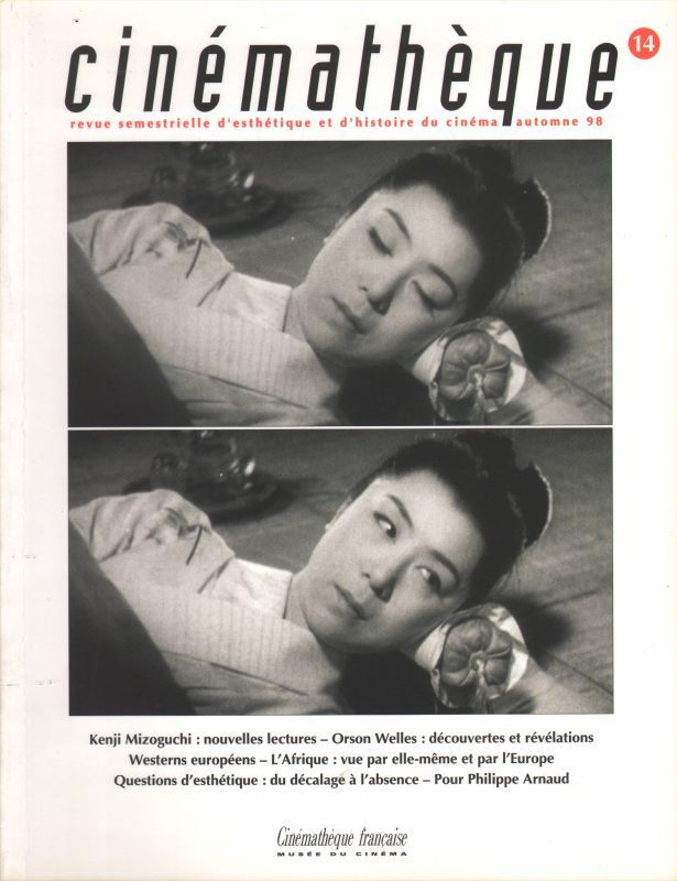 CINEMATHEQUE magazine side cover Issue 14 Autumn 1998