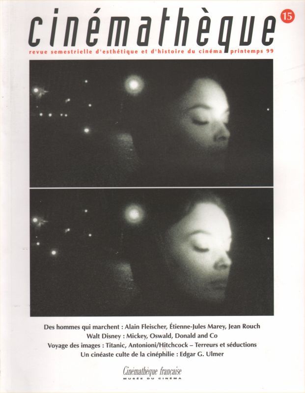 CINEMATHEQUE magazine side cover Issue 15 Spring 1999