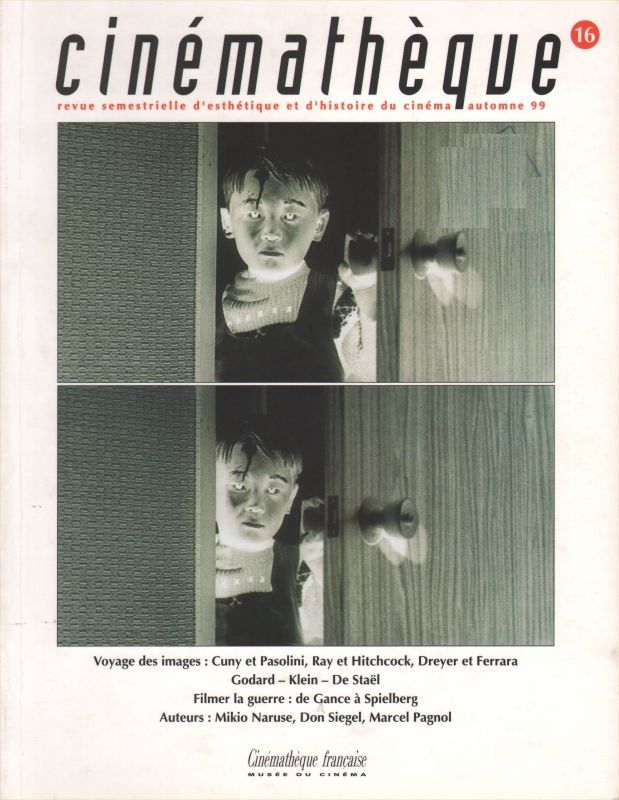 CINEMATHEQUE magazine side cover Issue 16 Autumn 1999