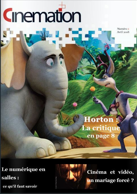 CINEMATION magazine side cover Issue 2 April 2008