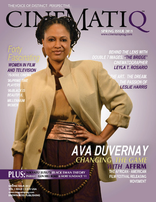 CINEMATIQ magazine side cover Issue 2 Spring 2011