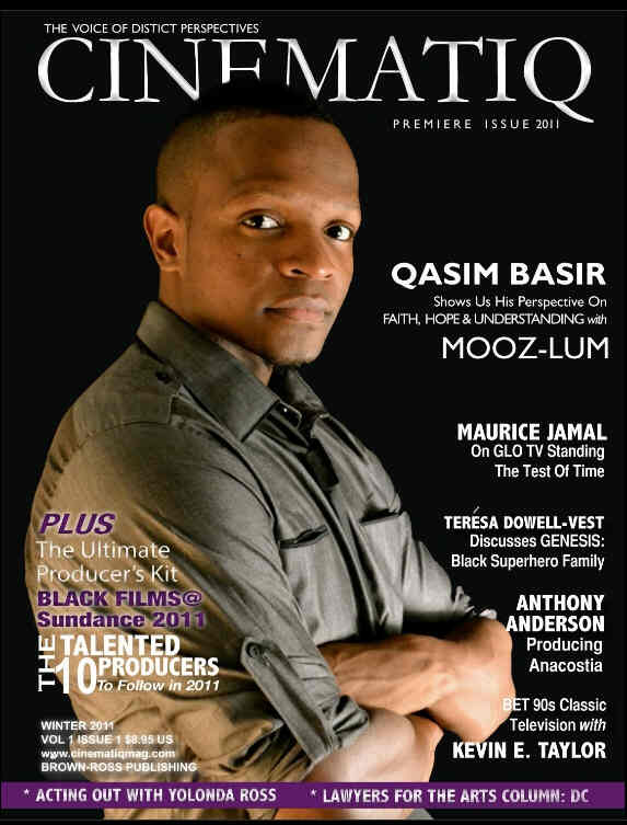 CINEMATIQ magazine side cover Issue 1 Winter 2011