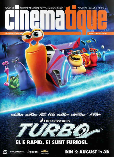 CINEMATIQUE magazine side cover Issue 27 August 2013