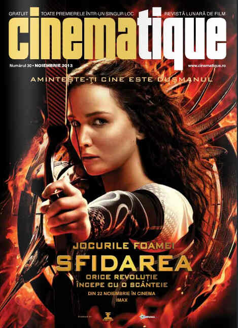 CINEMATIQUE magazine side cover Issue 30 November 2013