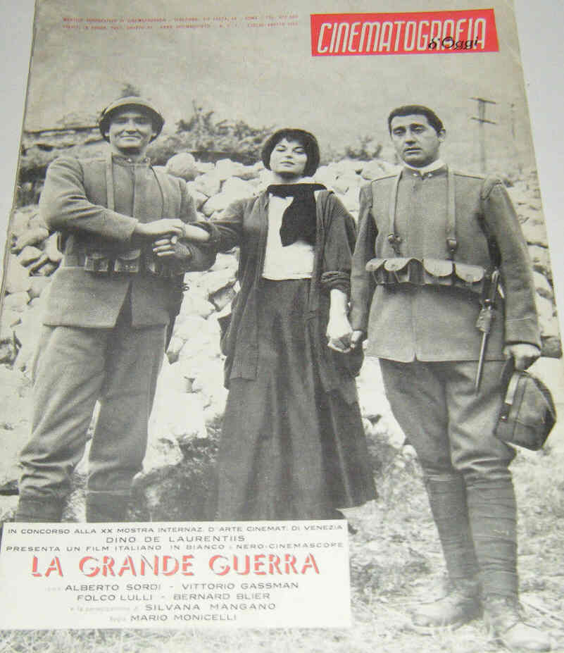 CINEMATOGRAFIA D OGGI magazine side cover Issue 6/7 July/August 1959