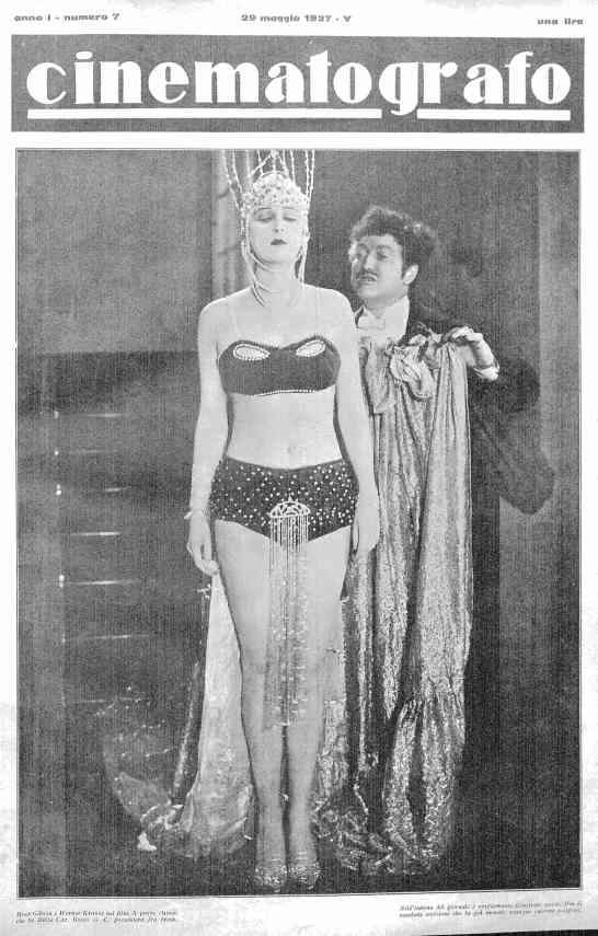 CINEMATOGRAFO magazine side cover Issue 7 29 May 1927