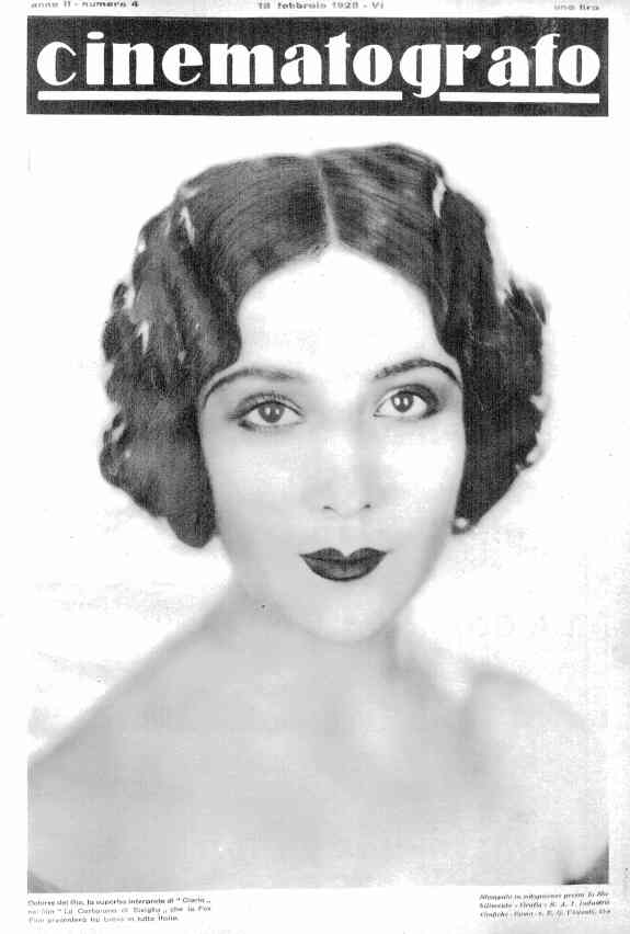 CINEMATOGRAFO magazine side cover Issue 4 18 February 1928