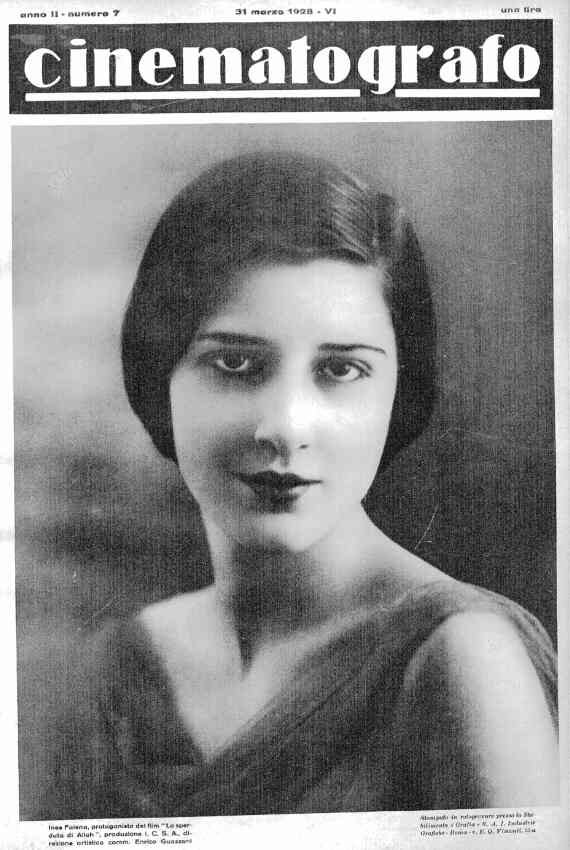 CINEMATOGRAFO magazine side cover Issue 7 31 March 1928