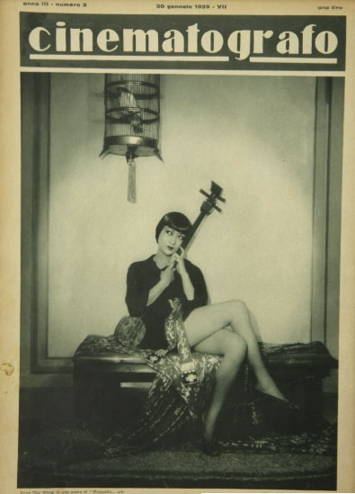 CINEMATOGRAFO magazine side cover Issue 2 20 January 1929