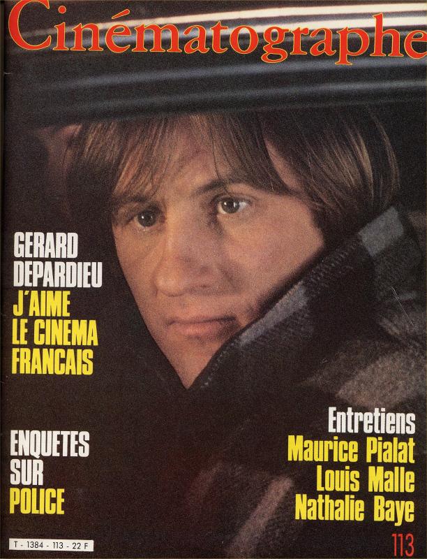 CINEMATOGRAPHE magazine side cover Issue 113 September 1985